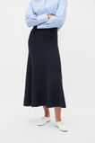 Double Knit Midi Skirt  Twilight Blue  hi-res