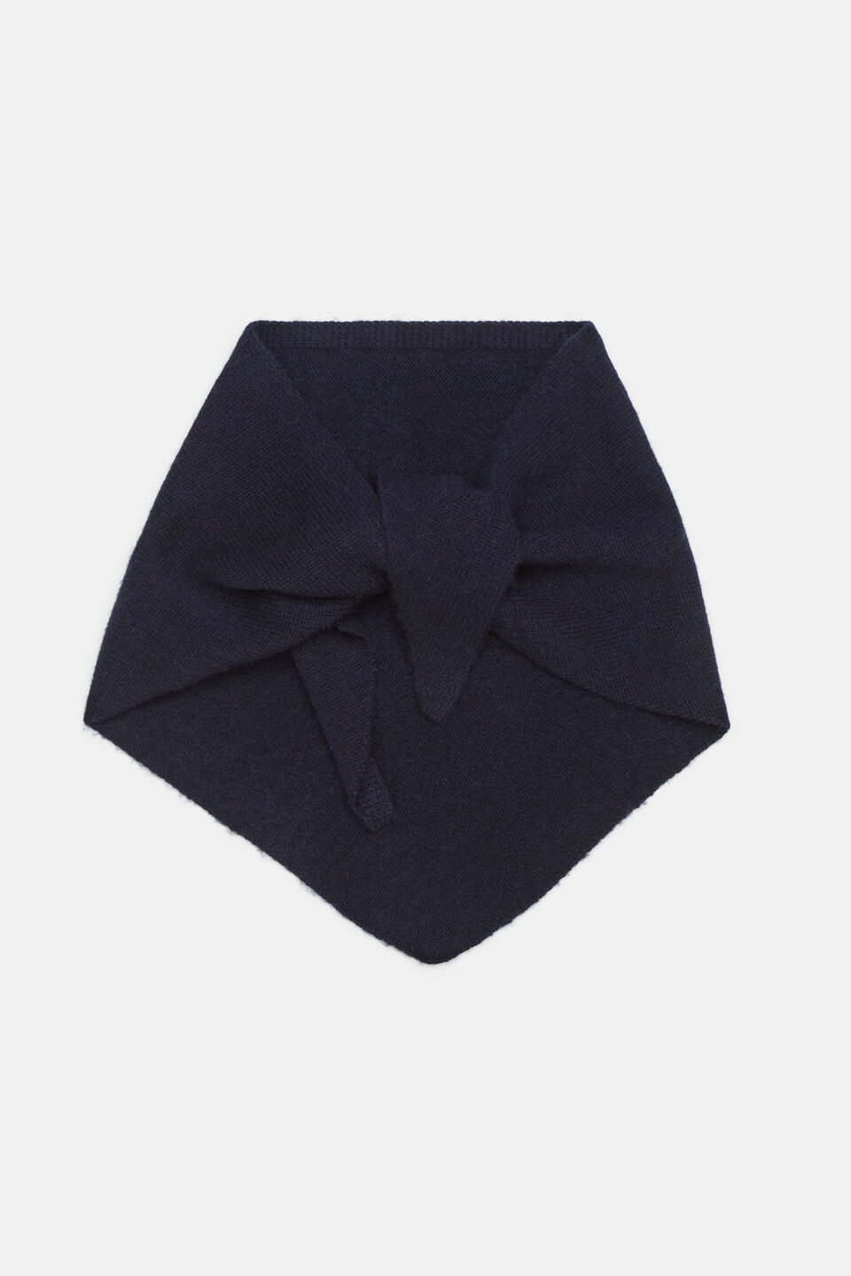 Mini Triangle Scarf  Twilight Blue