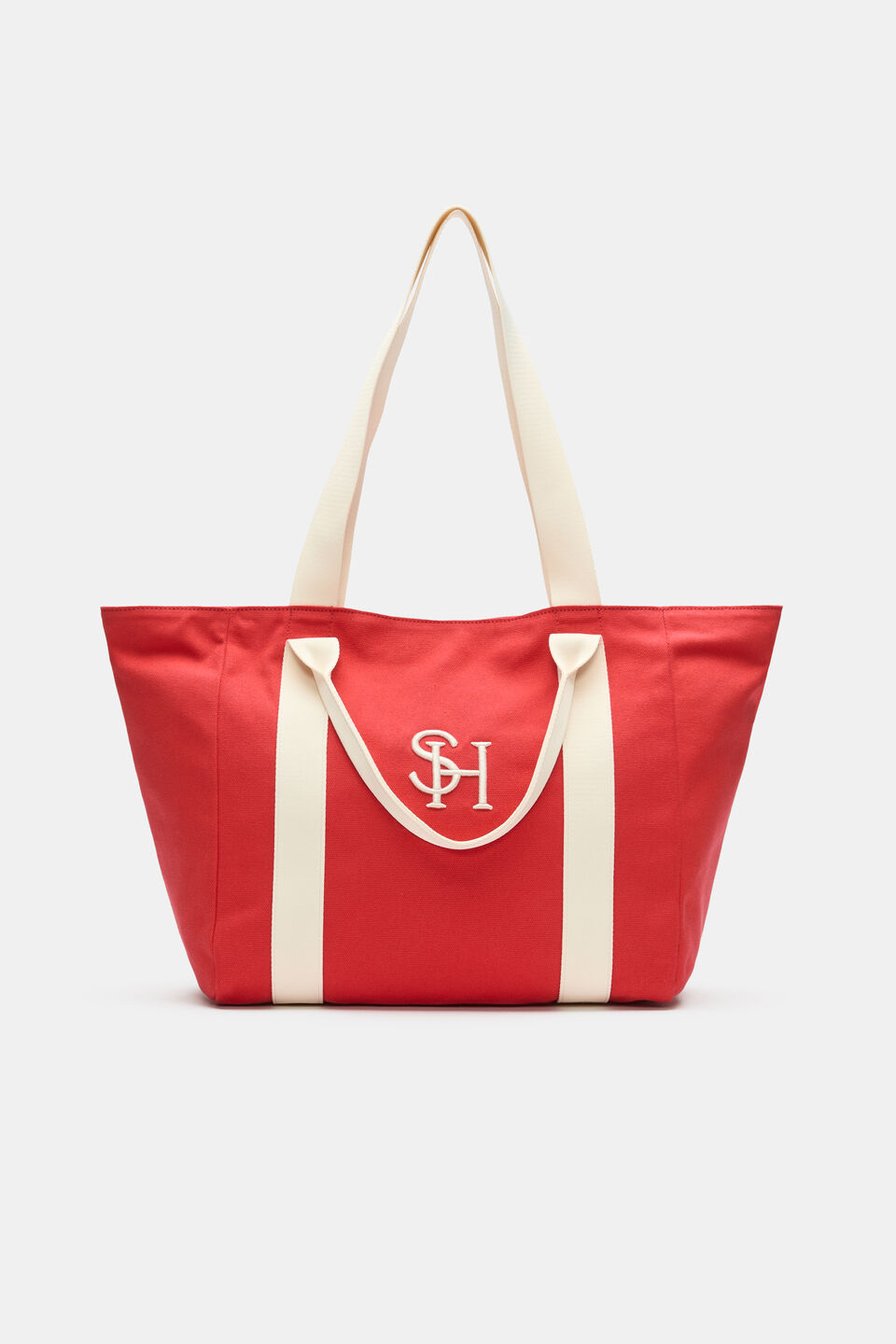 Canvas Weekend Tote  Chilli Red