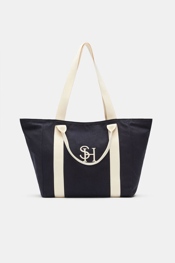 Canvas Weekend Tote  Twilight Blue  hi-res