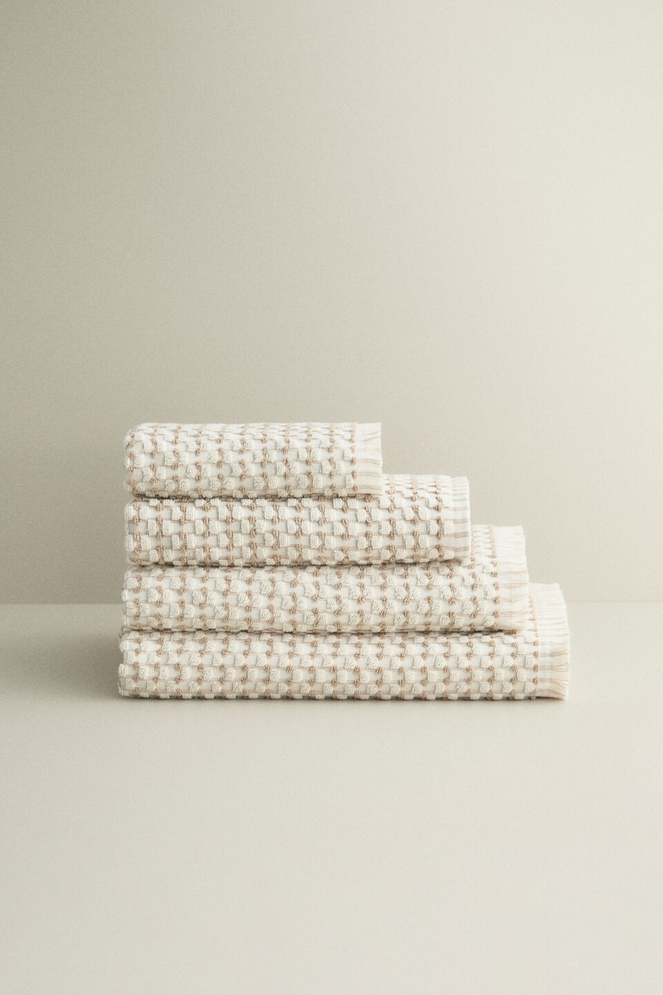 Layla Bath Towel  Cashew Cream