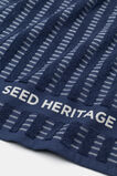 Textured Tea Towel  Royal Blue  hi-res