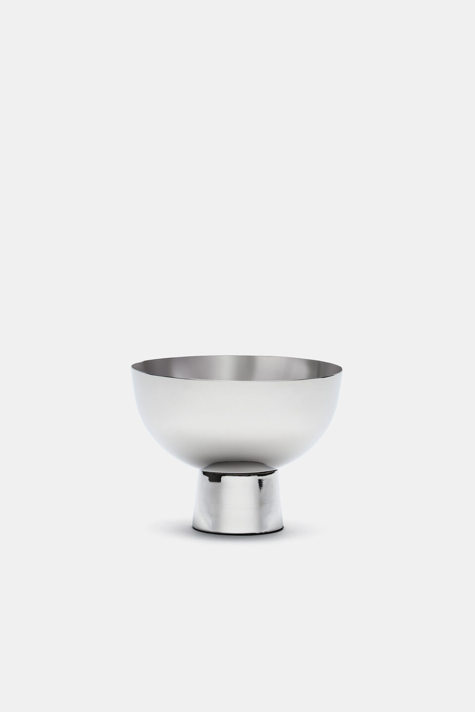 Noa Footed Bowl Small  Silver