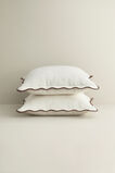 Piped Edge Cushion  Meringue  hi-res