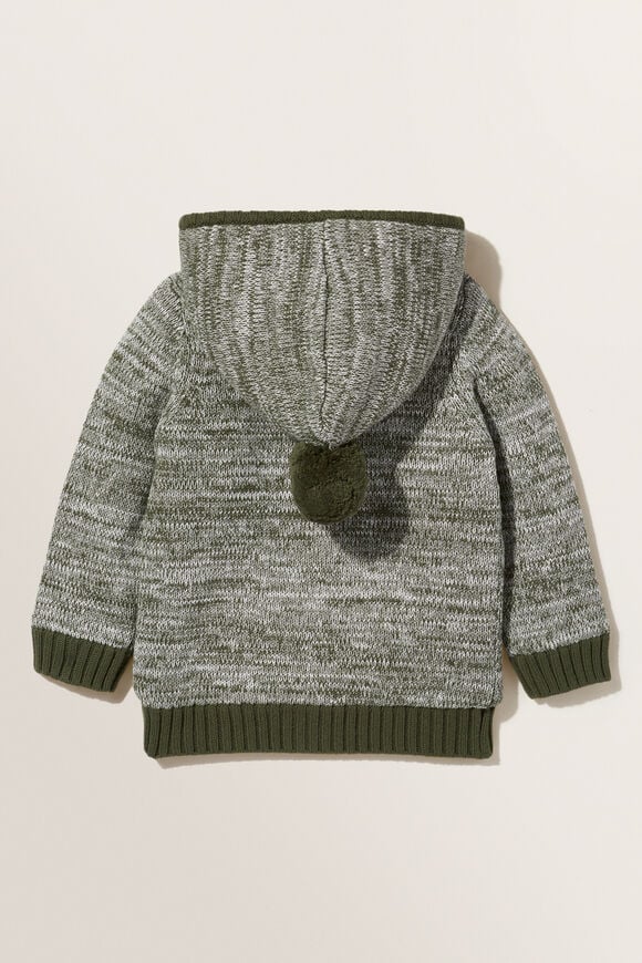 Twisted Yarn Hoodie  Forest  hi-res