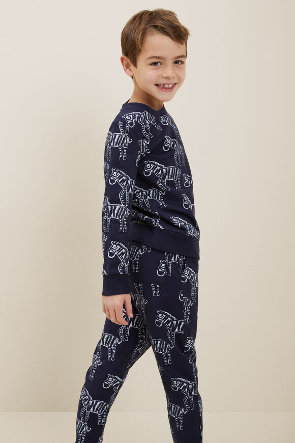 Zebra Trackpant  Midnight Blue  hi-res
