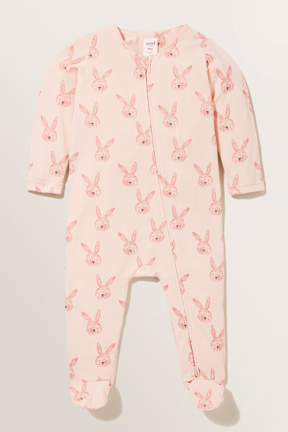 Bunny Zipsuit  Rosewater  hi-res
