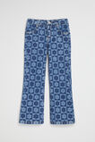 Checked Jean  Indigo  hi-res