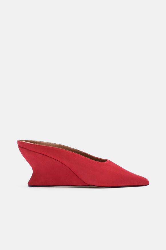Riley Wedge Mule  Poppy Suede  hi-res