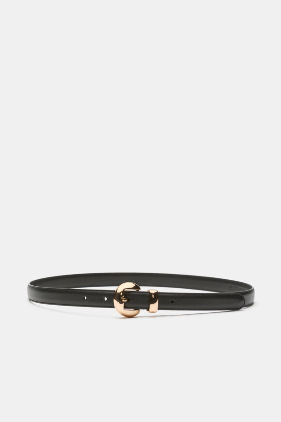Tessa Round Buckle Belt  Black  hi-res