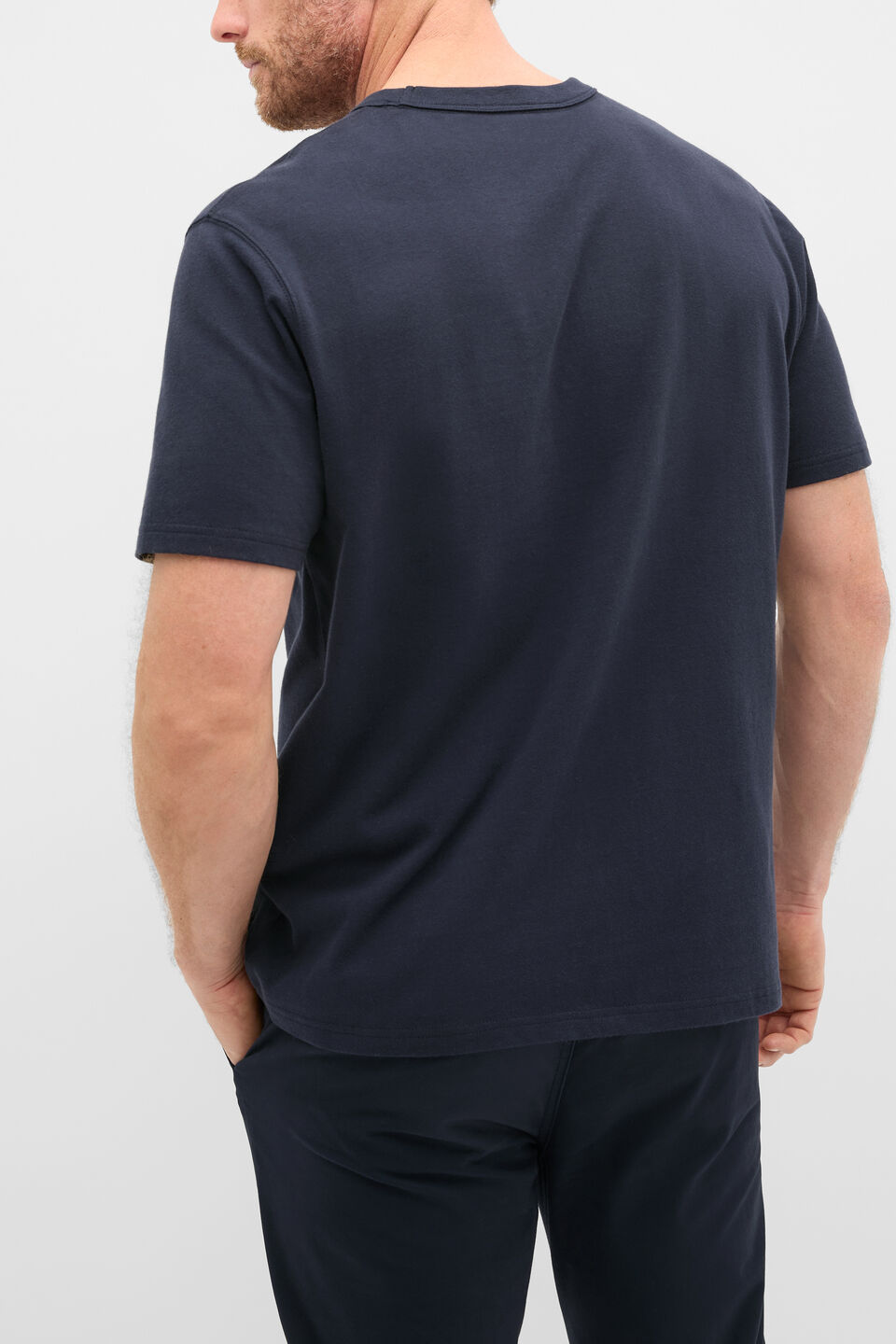 Crew Tee  Midnight Blue