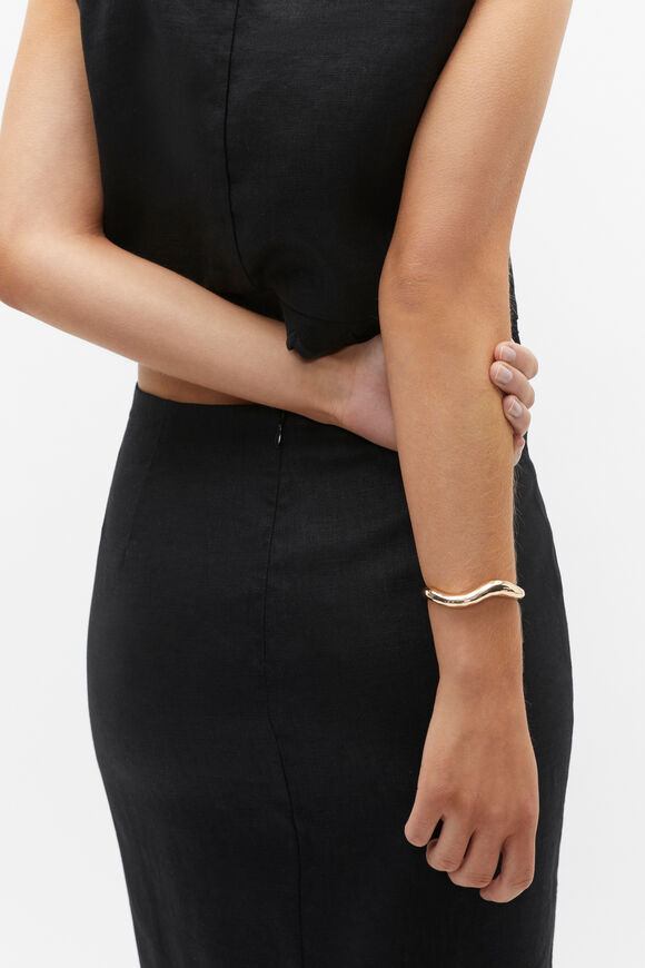 Wave Cuff  Gold  hi-res