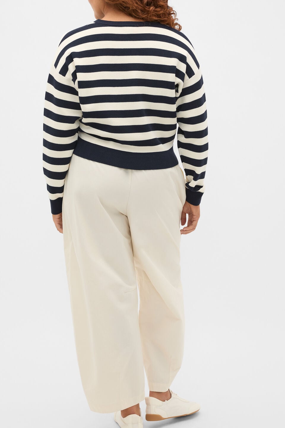 Textured Stripe Knit  Twilight Blue Stripe