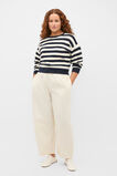 Textured Stripe Knit  Twilight Blue Stripe  hi-res