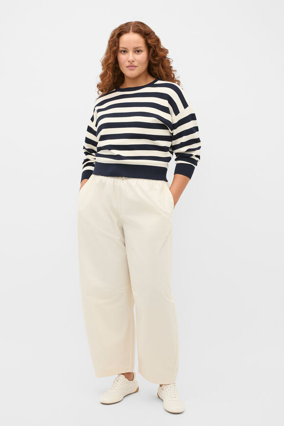 Textured Stripe Knit  Twilight Blue Stripe  hi-res