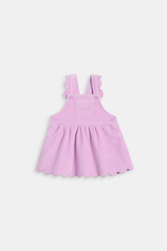 Scallop Cord Pinafore  Orchid  hi-res