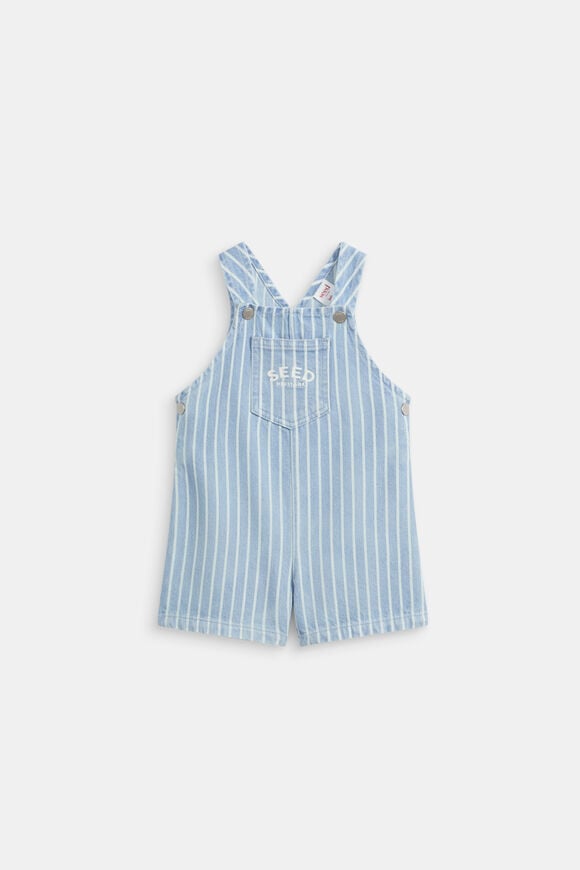 Core Logo Overall  Denim Stripe  hi-res
