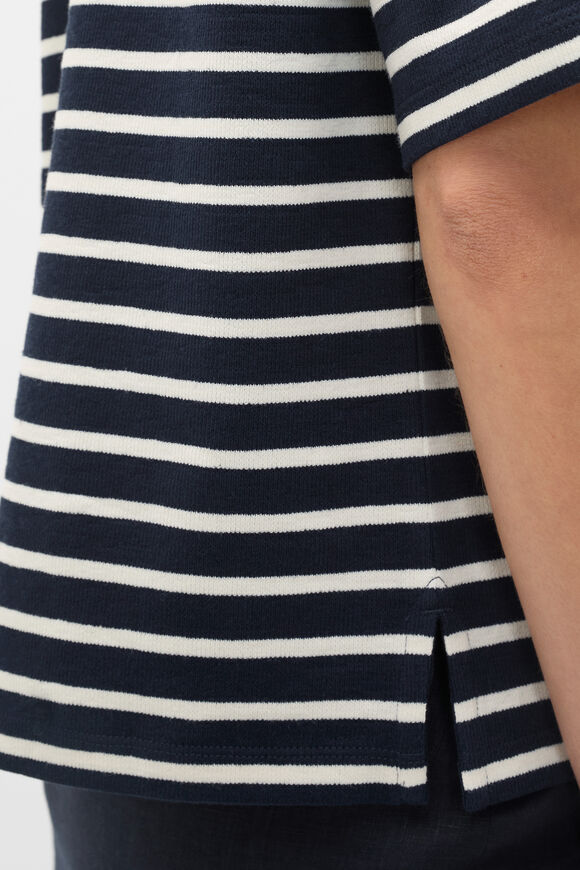 Rib Oversized Tee  Twilight Blue Stripe  hi-res