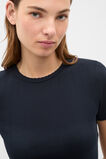 Pointelle Neat Tee  Twilight Blue  hi-res
