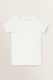 Core Summer Rib Tee  Vintage White  hi-res