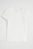 Core Summer Rib Tee  Vintage White  hi-res