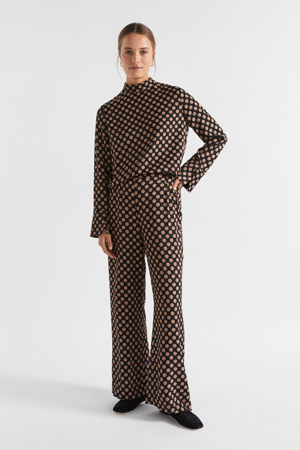 Spot Twill Pant  Macchiato Spot