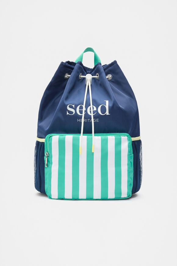 Swim Backpack  Washed Navy  hi-res