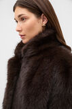 Maxi Faux Fur Coat  Coffee Bean  hi-res