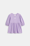 Logo Rib Dress  Lilac  hi-res