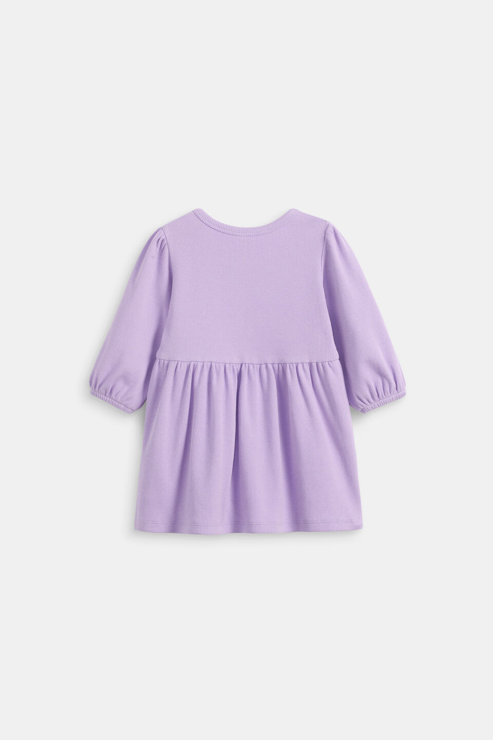 Logo Rib Dress  Lilac