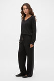 Supersoft V Neck Top  Black  hi-res