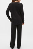 Supersoft V Neck Top  Black  hi-res