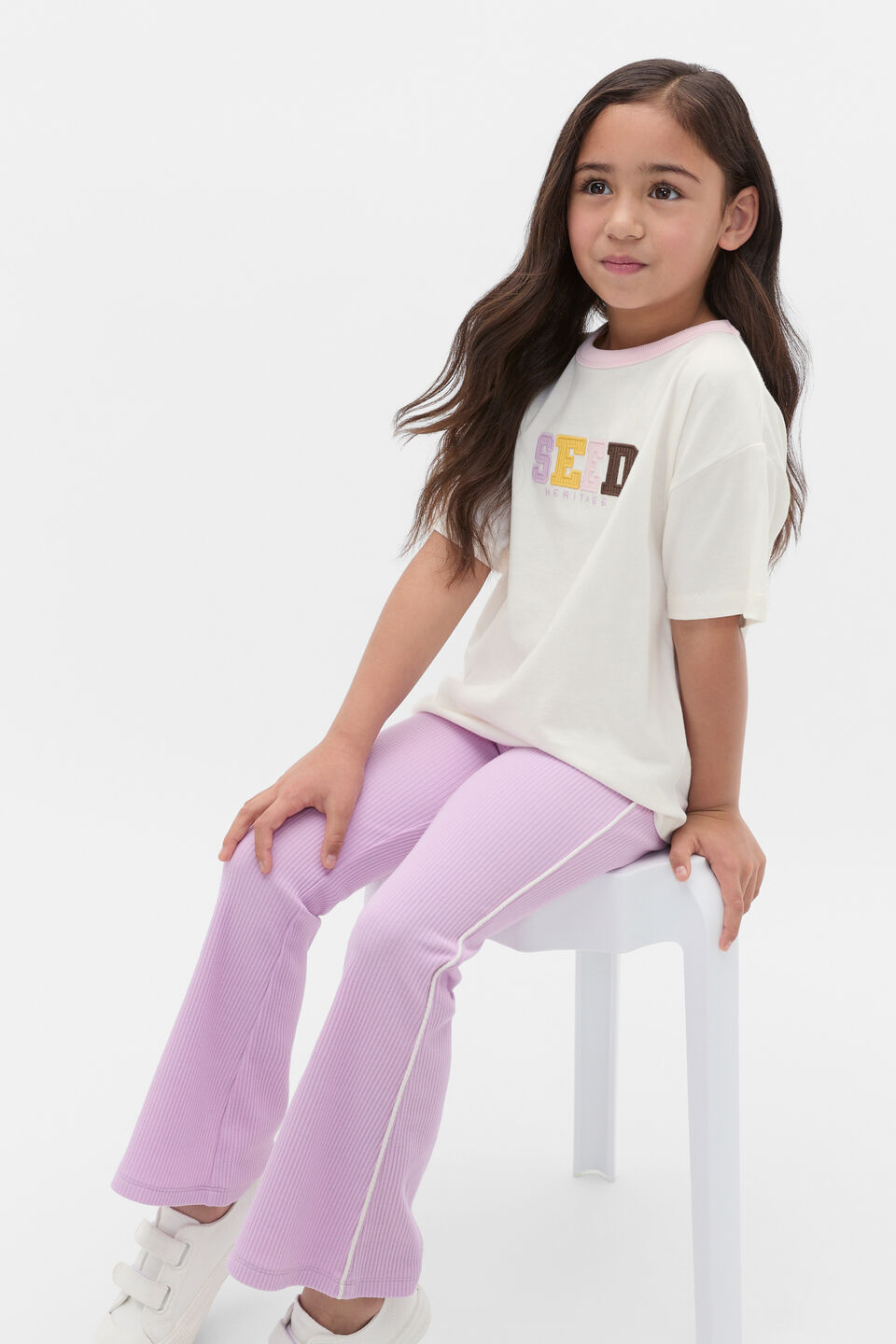 Relaxed Logo Tee  Classic Cream