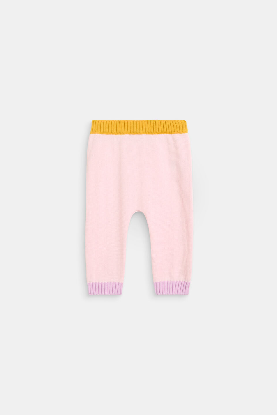 Colour Block Knit Pant  Pink Lemonade