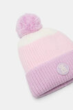 Mini Rib Colourblock Beanie  Orchid  hi-res