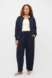Cotton Blend Raglan Cardigan  Twilight Blue  hi-res
