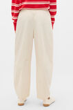 Cotton Elasticated Pant  Coconut Cream  hi-res
