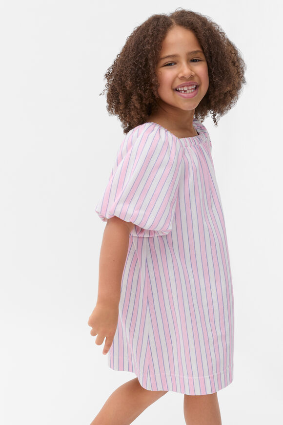 Striped Dress  Candy Pink  hi-res
