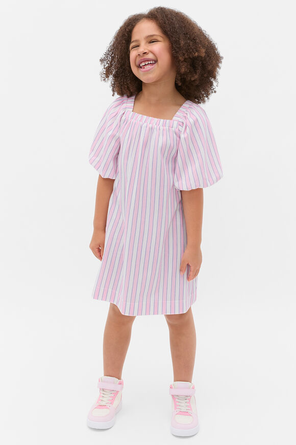 Striped Dress  Candy Pink  hi-res
