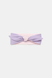Colour Block Fabric Headband  Lilac Multi  hi-res