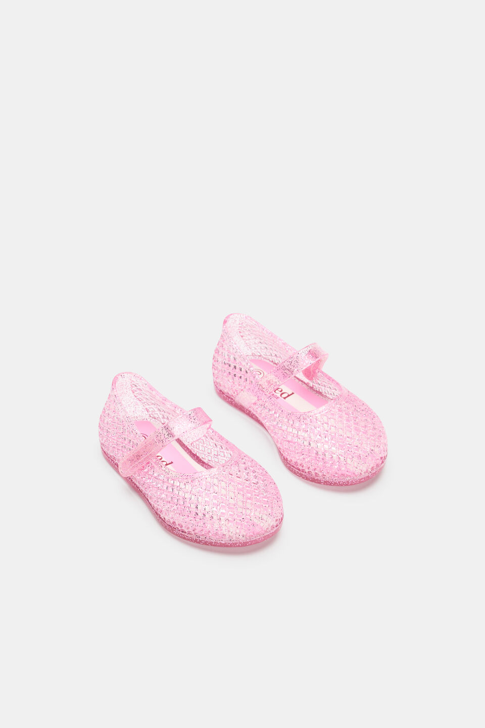 Mini Cage Jelly Ballet  Pink Glitter