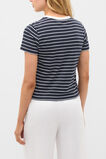 Cotton Baby Tee  Twilight Blue Stripe  hi-res