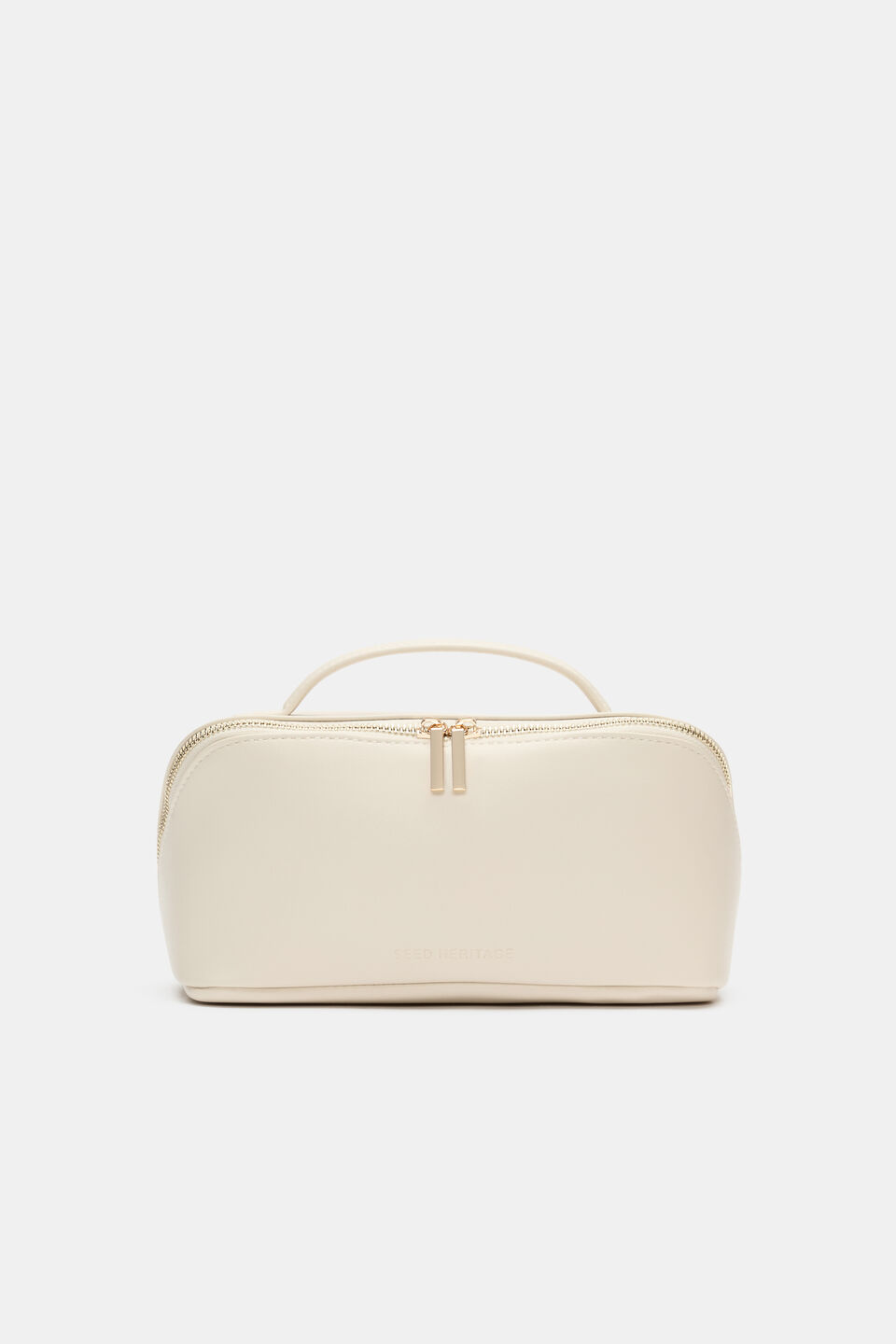 Zip Around Cosmetic Case  Stone