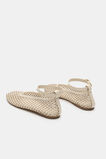Amari Perforated Ballet Flat  Stone  hi-res