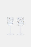 Ellis Wine Glass Set of 2  Multi  hi-res
