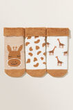 Giraffe Socks 3Pk  Multi  hi-res