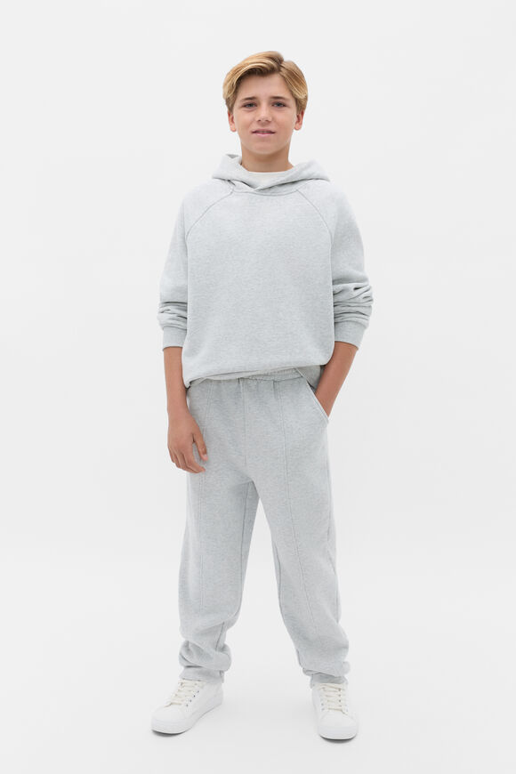 Essential Hoodie  Mid Grey Marle  hi-res