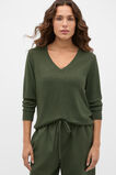 Supersoft V Neck Top  Deep Forest  hi-res