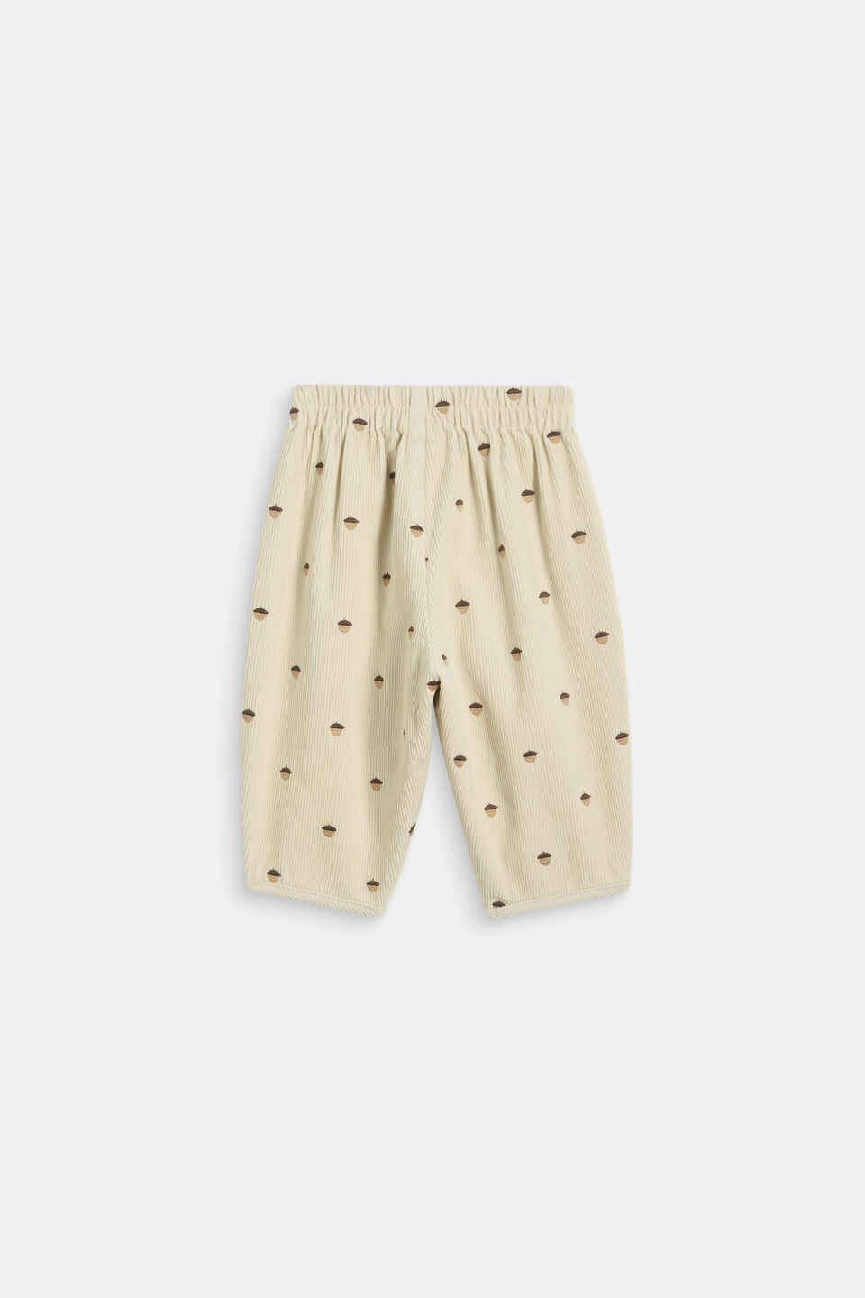 Embroidered Cord Pant  Milk Tea