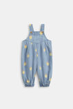 Citrus Denim Romper  Light Wash Lemon  hi-res